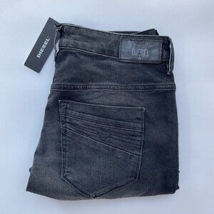 $178 Diesel Women’s Fayza Jeans Relaxed Boyfriend Fit Crop Leg R66N7 Size 26